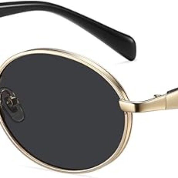 Retro Oval Sunglasses for Women Men Trendy Shades Classic Vintage